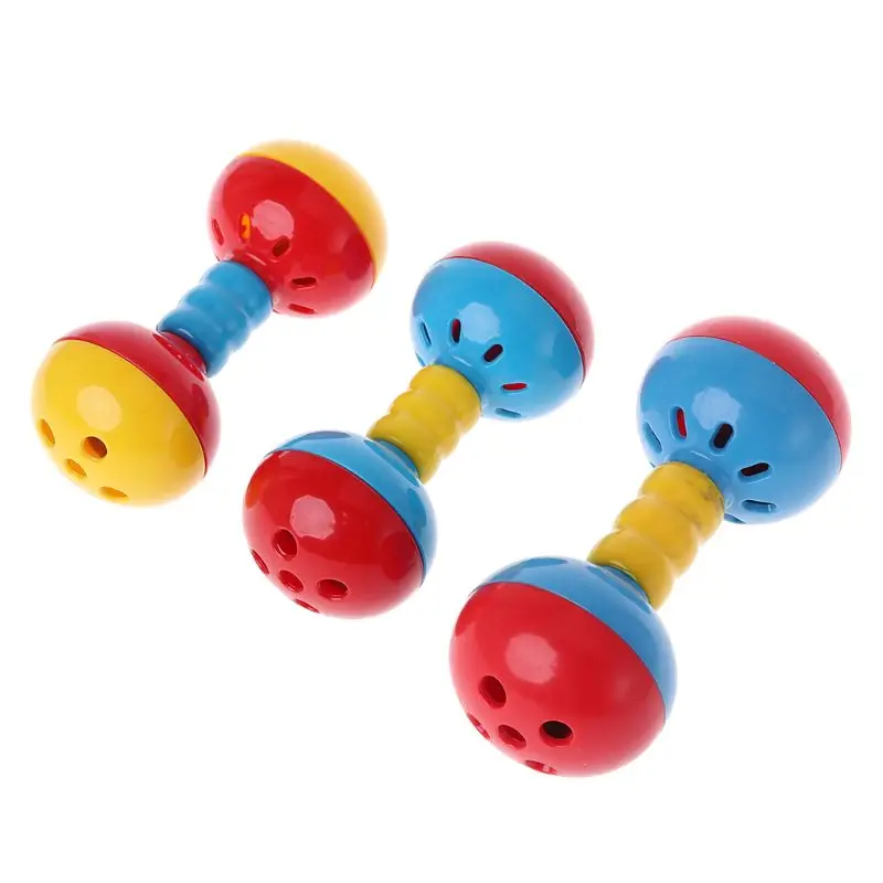 

Жевательные игрушки для попугая красочные двойные шарики с колокольчиком, Интерактивная игрушка для маленьких и средних птиц
