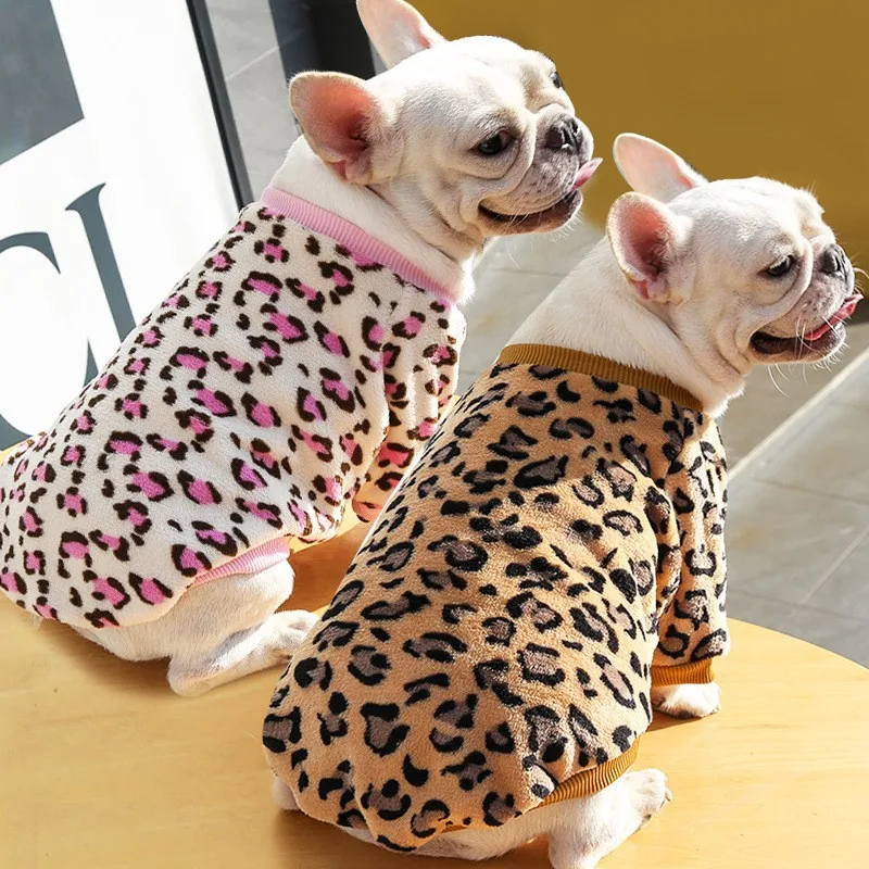 Dogs Ropa Fleece Clothes Sweater Hoodies Dog Clothing French Warm Bulldog For Dog Perro Outdoor Winter Fashion Feature Leopard
Dogs Ropa Fleece Clothes Sweater Hoodies Dog Clothing French Warm Bulldog For Dog Perro Outdoor Winter Fashion Feature Leopard