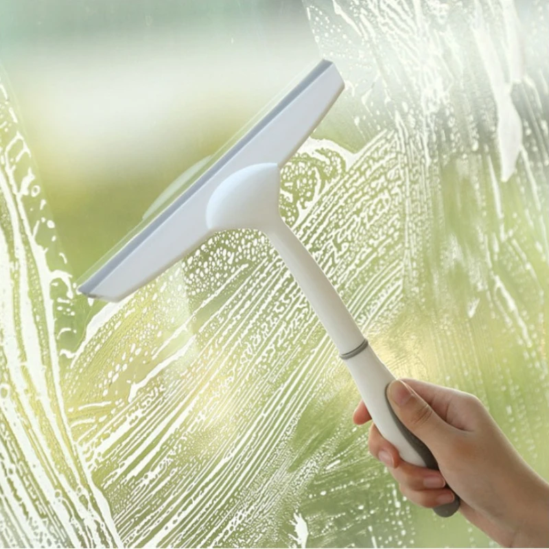 Household Bathroom Mirror Cleaner With Silicone Blade Handheld Wiper Cleaning Car Glass Window Glass Shower Squeegee Tools
Household Bathroom Mirror Cleaner With Silicone Blade Handheld Wiper Cleaning Car Glass Window Glass Shower Squeegee Tools