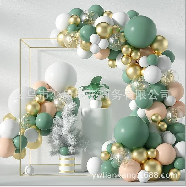 Retro Green Color Balloon Garland Arch Kit Green White Gold Balloons Latex Balloons Set for Wedding Birthday Party
Retro Green Color Balloon Garland Arch Kit Green White Gold Balloons Latex Balloons Set for Wedding Birthday Party