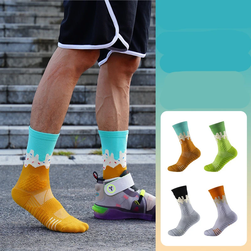 Practical Basketball Socks Ice Cream Thickened Towel Ring Socks Shock Absorption Elite Ball Socks Middle Tube
Practical Basketball Socks Ice Cream Thickened Towel Ring Socks Shock Absorption Elite Ball Socks Middle Tube