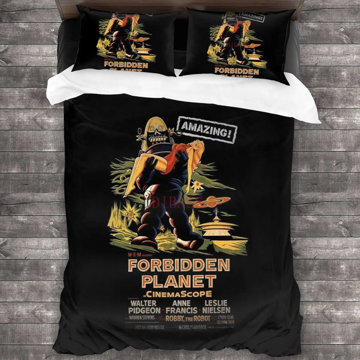 Forbidden Planet Poster Soft Microfiber Comforter Set with 2 Pillowcase Quilt Cover With Zipper Closure
Forbidden Planet Poster Soft Microfiber Comforter Set with 2 Pillowcase Quilt Cover With Zipper Closure