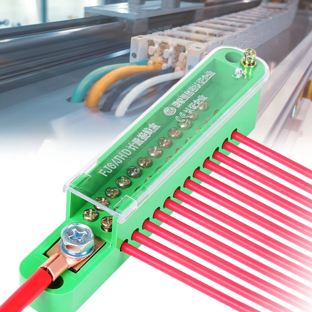 Unipolar Splitter Junction Box 1 In 4/6/8/10/12 Out Metering Cabinet Wire Terminal Block Electrical Accessories
Unipolar Splitter Junction Box 1 In 4/6/8/10/12 Out Metering Cabinet Wire Terminal Block Electrical Accessories