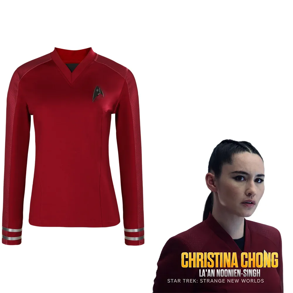 Strange New Worlds La‘an Noonien-Singh Cosplay Costume Shirt Badge Outfits Halloween Carnival Suit
Strange New Worlds La‘an Noonien-Singh Cosplay Costume Shirt Badge Outfits Halloween Carnival Suit
