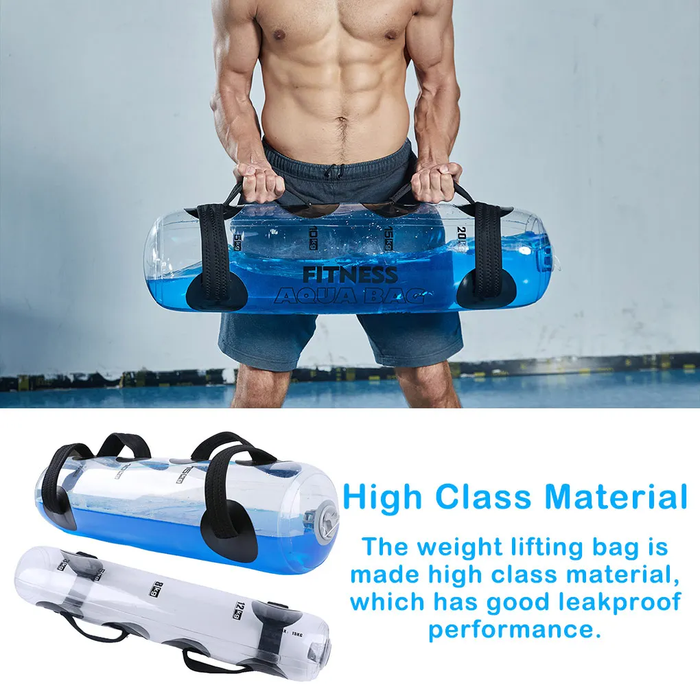 

Weight Lifting Bag Adults Exercising Accessory Leakproof Fitness Water Bag Strength Exercise Tool Bodies Power Exerciser Type 1