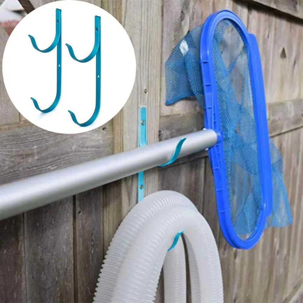 2/4Pcs Swimming Pool Hanger Convenient Screw Fastening Dual-hook Garden Tools Pool Pole Hanger Brush Hook
2/4Pcs Swimming Pool Hanger Convenient Screw Fastening Dual-hook Garden Tools Pool Pole Hanger Brush Hook