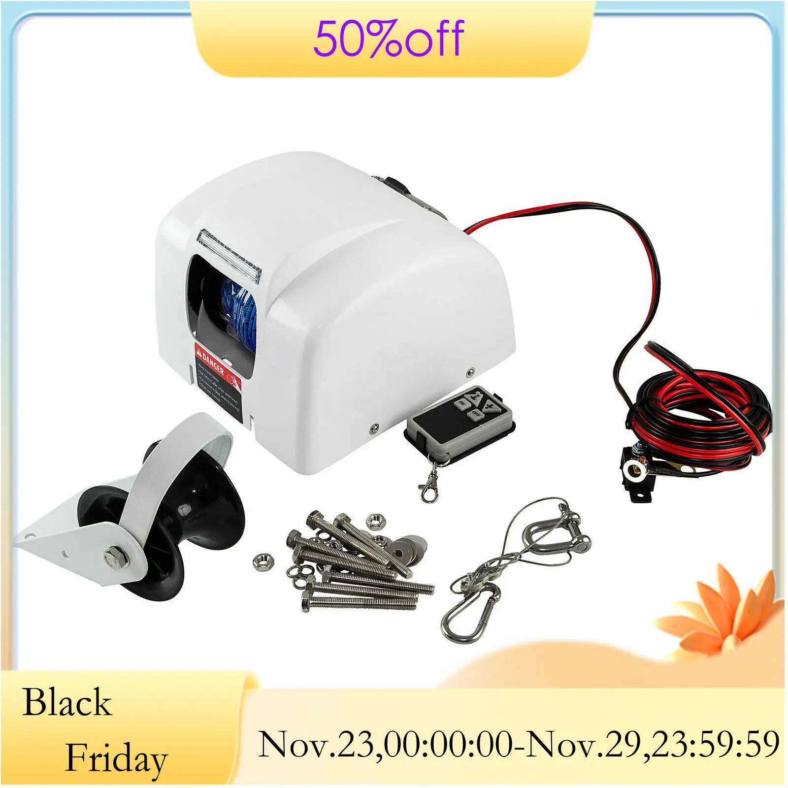 45£ Boat Marine Saltwater Electric Anchor Winch Anchor Winch with Wireless Remote Control
45£ Boat Marine Saltwater Electric Anchor Winch Anchor Winch with Wireless Remote Control