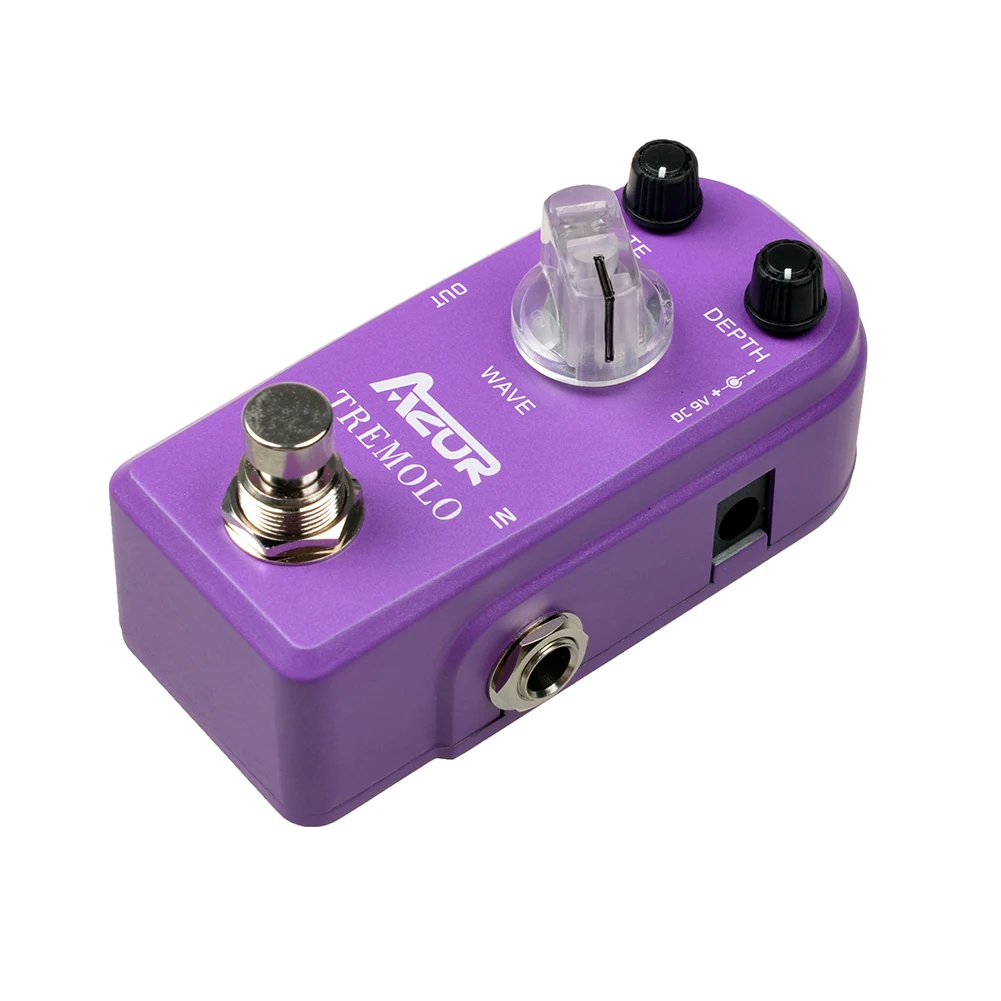 AZOR AP-317 Tremolo Guitar Effect Pedal True Bypass Aluminium Alloy Case Tuner Chorus 9V 1A Adapter 10 Ways Pedal Power Supply
AZOR AP-317 Tremolo Guitar Effect Pedal True Bypass Aluminium Alloy Case Tuner Chorus 9V 1A Adapter 10 Ways Pedal Power Supply