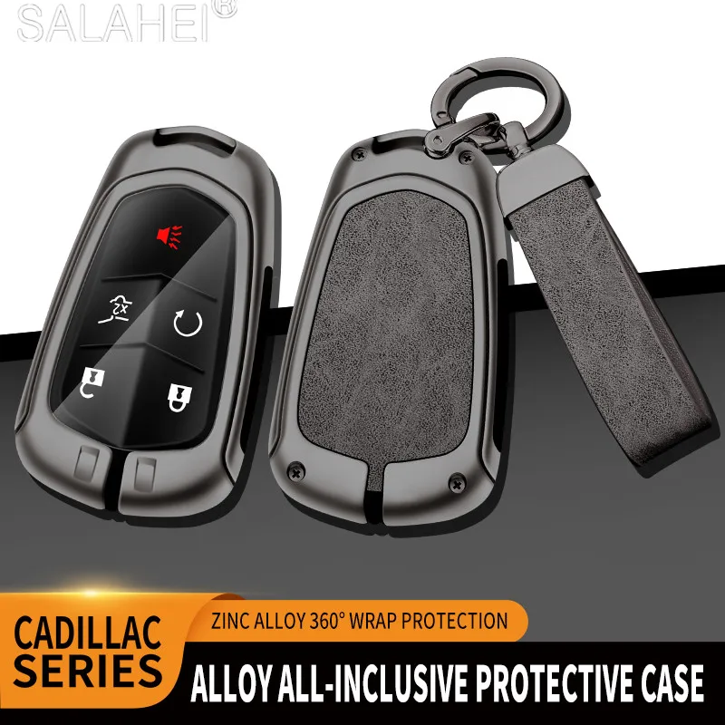 

Zinc Alloy Car Key Cover Case Holder For Cadillac ESV Escalade ATS ATS-L XLS XTS XT4 XT5 XT6 CT6 CT5 CTS CTS-V SRX 28T Accessory
