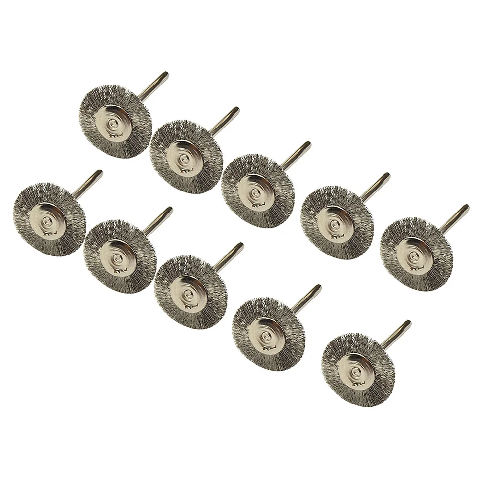 10pcs 22mm Wire Wheel Polish Brushes Steel Rotary Brush For Rotary Grinder Accessories For Wood Carving Metal Burr Polishing
10pcs 22mm Wire Wheel Polish Brushes Steel Rotary Brush For Rotary Grinder Accessories For Wood Carving Metal Burr Polishing