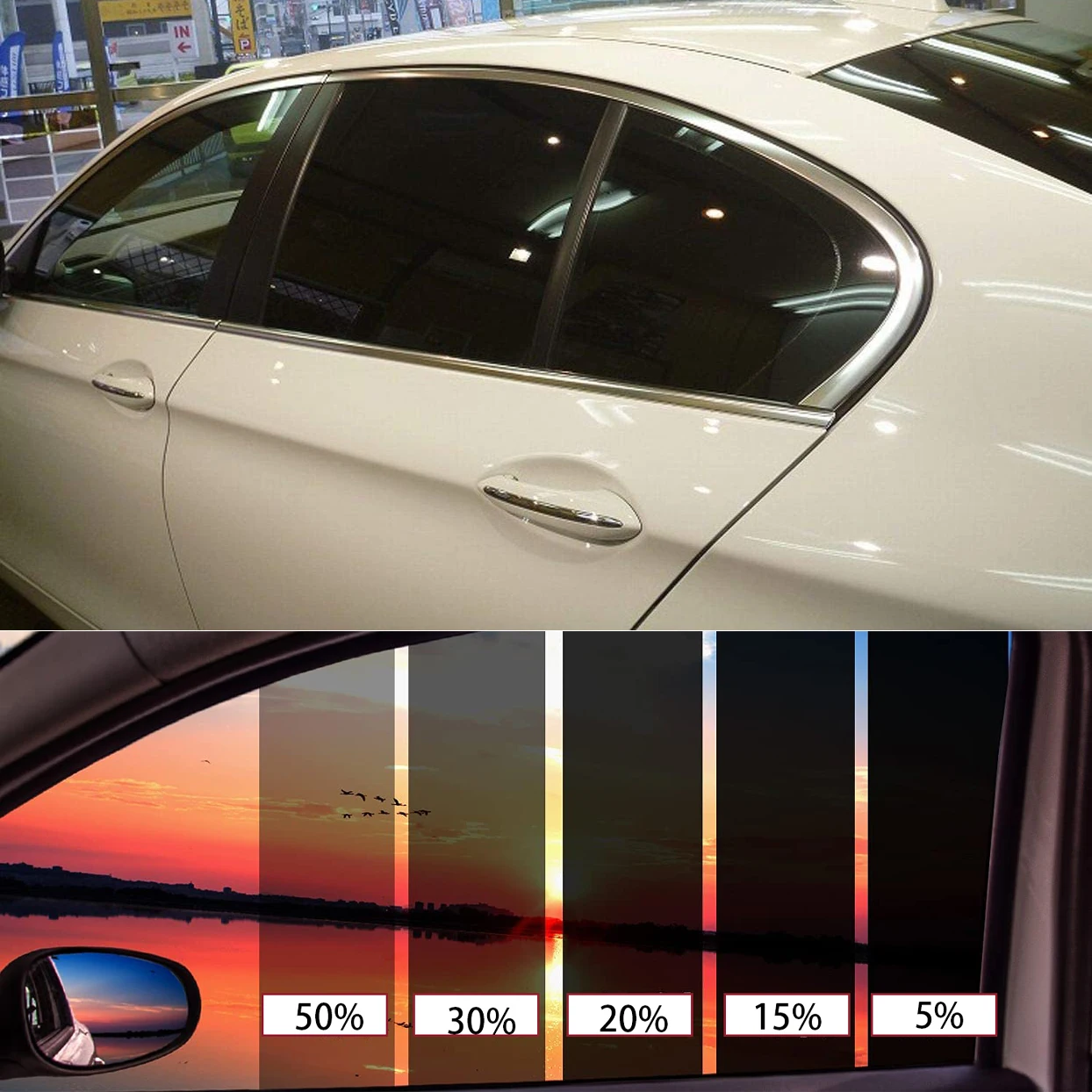 VLT 5/15/30/50% Heat & UV Block Professional Window Tint Adhesive Film Auto Car Blackout Sun Shade Window Film for Building
VLT 5/15/30/50% Heat & UV Block Professional Window Tint Adhesive Film Auto Car Blackout Sun Shade Window Film for Building
