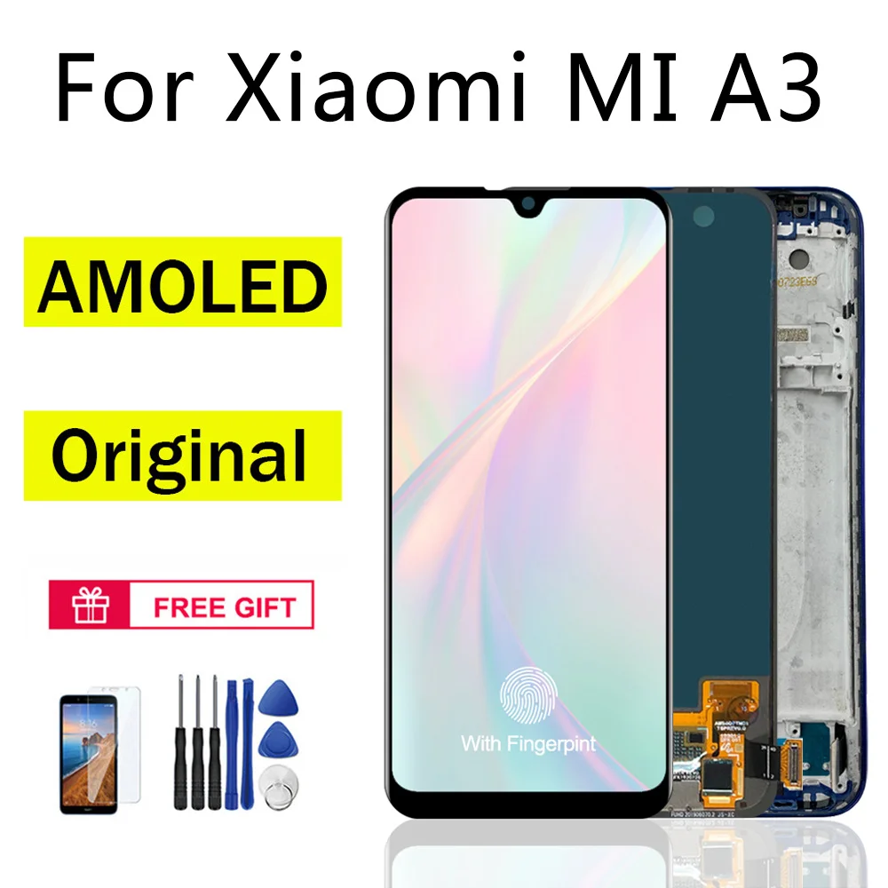 ЖК-дисплей AMOLED премиум-класса для XIAOMI MI A3, ЖК-дисплей с дигитайзером в сборе, экран с рамкой для MI A3, замена и Ремонт дисплея
ЖК-дисплей AMOLED премиум-класса для XIAOMI MI A3, ЖК-дисплей с дигитайзером в сборе, экран с рамкой для MI A3, замена и Ремонт дисплея
