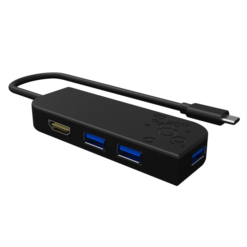 USB 3.0 Hub 3 Ports USB 3.0+HDMI-Compatible+Type C Docking Station for Multi-Device Computer Laptop Splitter USB Hub
USB 3.0 Hub 3 Ports USB 3.0+HDMI-Compatible+Type C Docking Station for Multi-Device Computer Laptop Splitter USB Hub