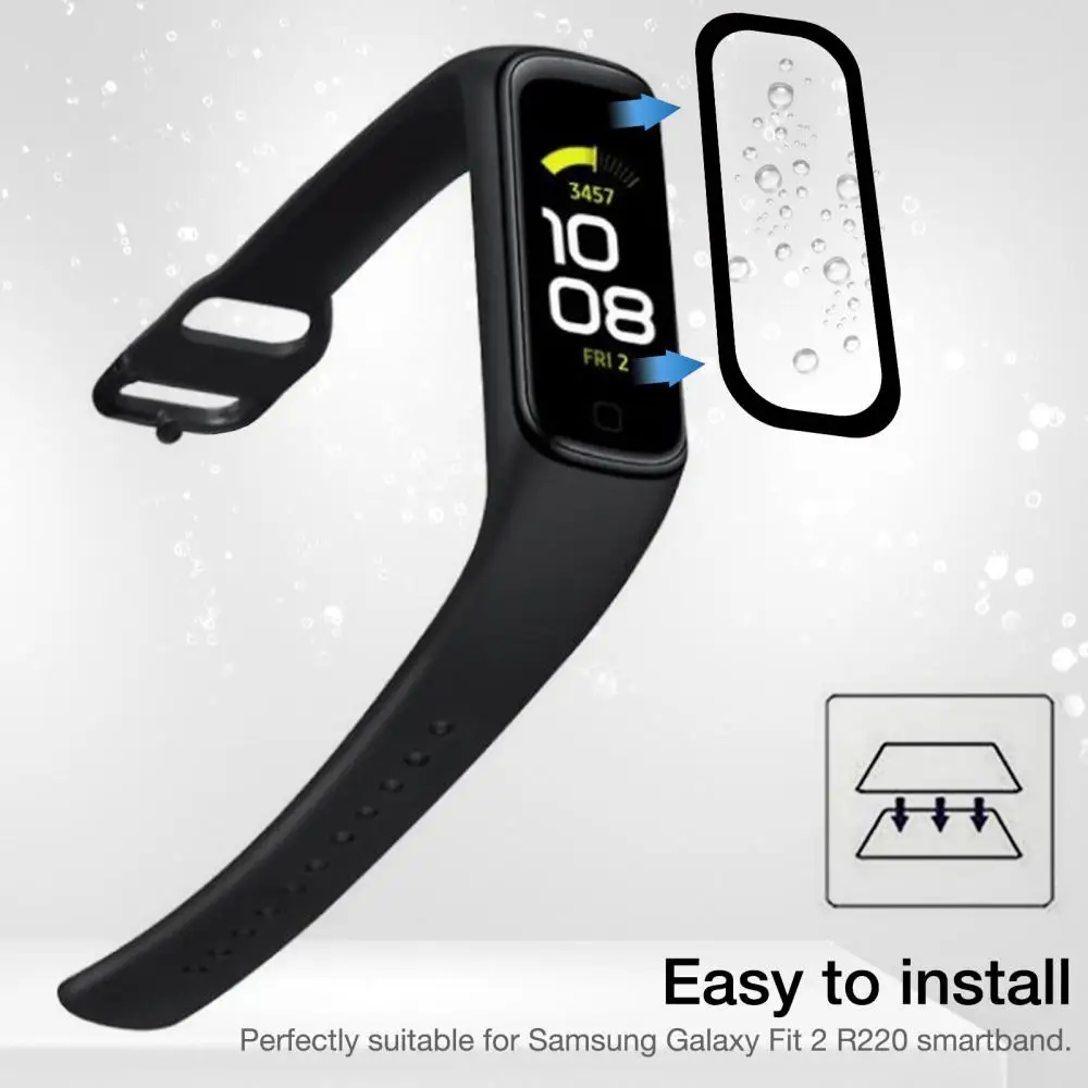 Screen Protector Film 3D Full Coverage Guard For Samsung Galaxy Fit2 Fit 2 R220 Smart Bracelet Protection Film Cover Accessories
Screen Protector Film 3D Full Coverage Guard For Samsung Galaxy Fit2 Fit 2 R220 Smart Bracelet Protection Film Cover Accessories