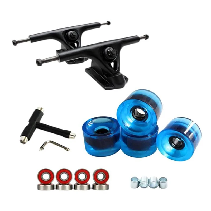 8Inch Skateboard Trucks Bridge Hanger 4Pcs PU Wheels 8Pcs Bearing T Skateboard Tool Skateboard Wheel Combo For Longboard
8Inch Skateboard Trucks Bridge Hanger 4Pcs PU Wheels 8Pcs Bearing T Skateboard Tool Skateboard Wheel Combo For Longboard