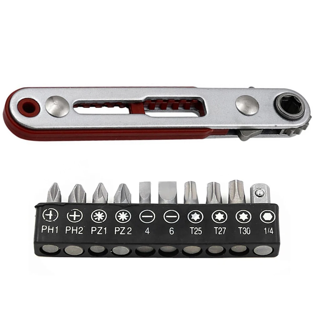 Flat Head Ratchet Wrench 16 Teeth Flat Head Ratchet Wrench 90 Degree Offset Screwdriver Handle With Screwdriver Bit Set
Flat Head Ratchet Wrench 16 Teeth Flat Head Ratchet Wrench 90 Degree Offset Screwdriver Handle With Screwdriver Bit Set