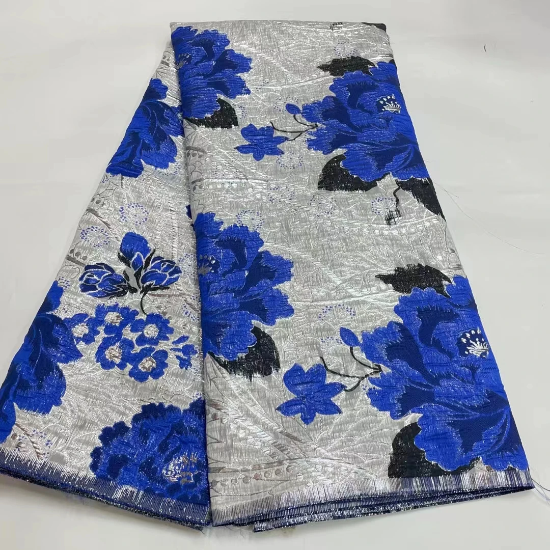 Royal Blue Nigerian Brocade Lace Fabric 2022 High Quality French Jacquard African Organza Lace Fabric For Wedding Party KJK22212
Royal Blue Nigerian Brocade Lace Fabric 2022 High Quality French Jacquard African Organza Lace Fabric For Wedding Party KJK22212