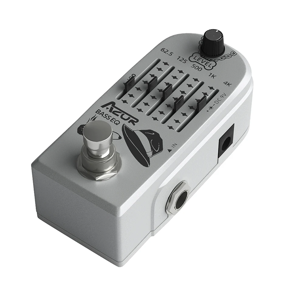 AZOR AP-323 5 полос бас гитара с эквалайзером педаль эффектов алюминиевый сплав металлический корпус мини-размер аксессуары для электрической гитары бас-гитары
AZOR AP-323 5 полос бас гитара с эквалайзером педаль эффектов алюминиевый сплав металлический корпус мини-размер аксессуары для электрической гитары бас-гитары