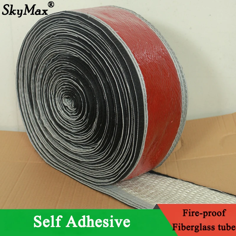 Self Adhesive High Temperature Resistant Fiberglass Tube Silicone Resin Coated Glass Fiber Braided Fireproof Sleeve Casing Pipe
Self Adhesive High Temperature Resistant Fiberglass Tube Silicone Resin Coated Glass Fiber Braided Fireproof Sleeve Casing Pipe