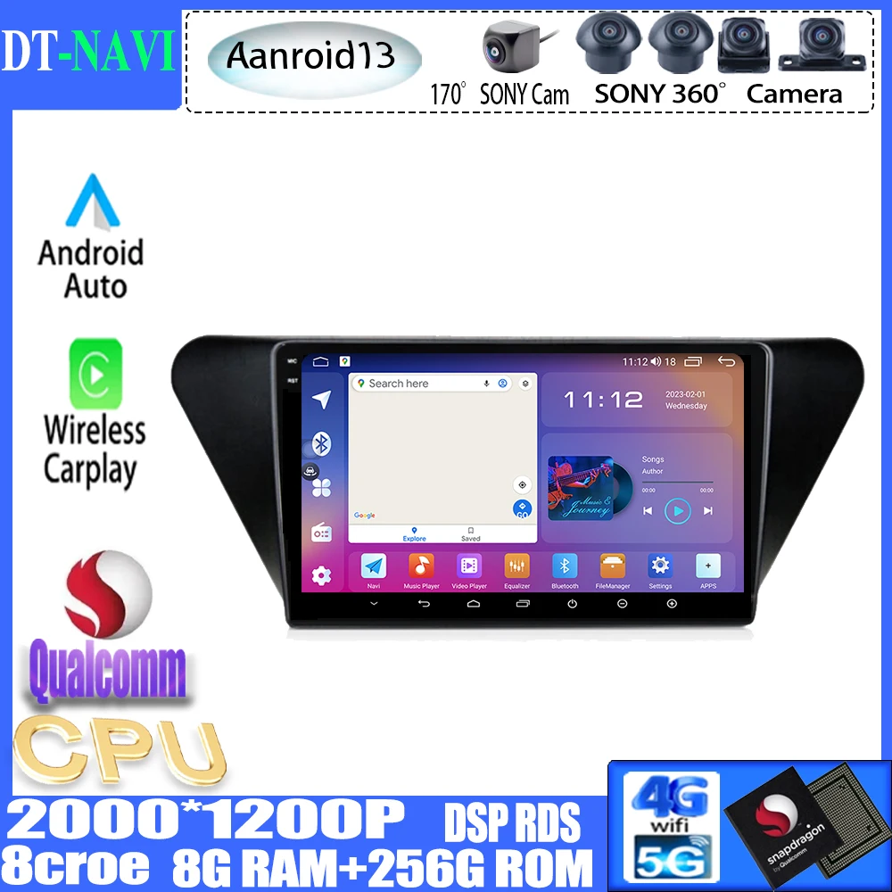 Qualcomm Android13 For Lifan X50 2014 - 2019 Car Radio stereo Multimedia Player Navigation GPS Carplay 5GWIFI BT 4G No 2 din DVD
Qualcomm Android13 For Lifan X50 2014 - 2019 Car Radio stereo Multimedia Player Navigation GPS Carplay 5GWIFI BT 4G No 2 din DVD