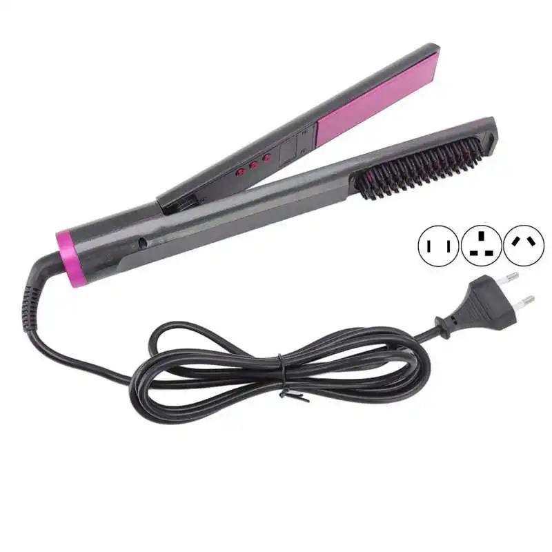 3 in 1 Hair Straightener Anti Scald Hot Comb Hair Flat Iron Damage Free Fast Heating for Home Beauty Salon
3 in 1 Hair Straightener Anti Scald Hot Comb Hair Flat Iron Damage Free Fast Heating for Home Beauty Salon