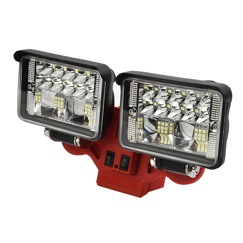 Wireless LED Work Light 2Head 5600LM For 18V 20V MAX XR 18 Li-ion Battery 110 Degree Swivel Head For Outdoor Camping
Wireless LED Work Light 2Head 5600LM For 18V 20V MAX XR 18 Li-ion Battery 110 Degree Swivel Head For Outdoor Camping
