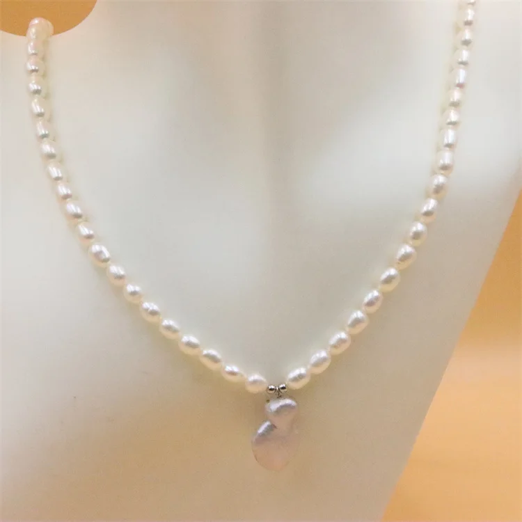 ZFSILVER 100% 925 Sterling Silver Fashion Natural Freshwater Pearl Necklace Waterdrop Elegant Jewelry Women Gift Party Match All
ZFSILVER 100% 925 Sterling Silver Fashion Natural Freshwater Pearl Necklace Waterdrop Elegant Jewelry Women Gift Party Match All