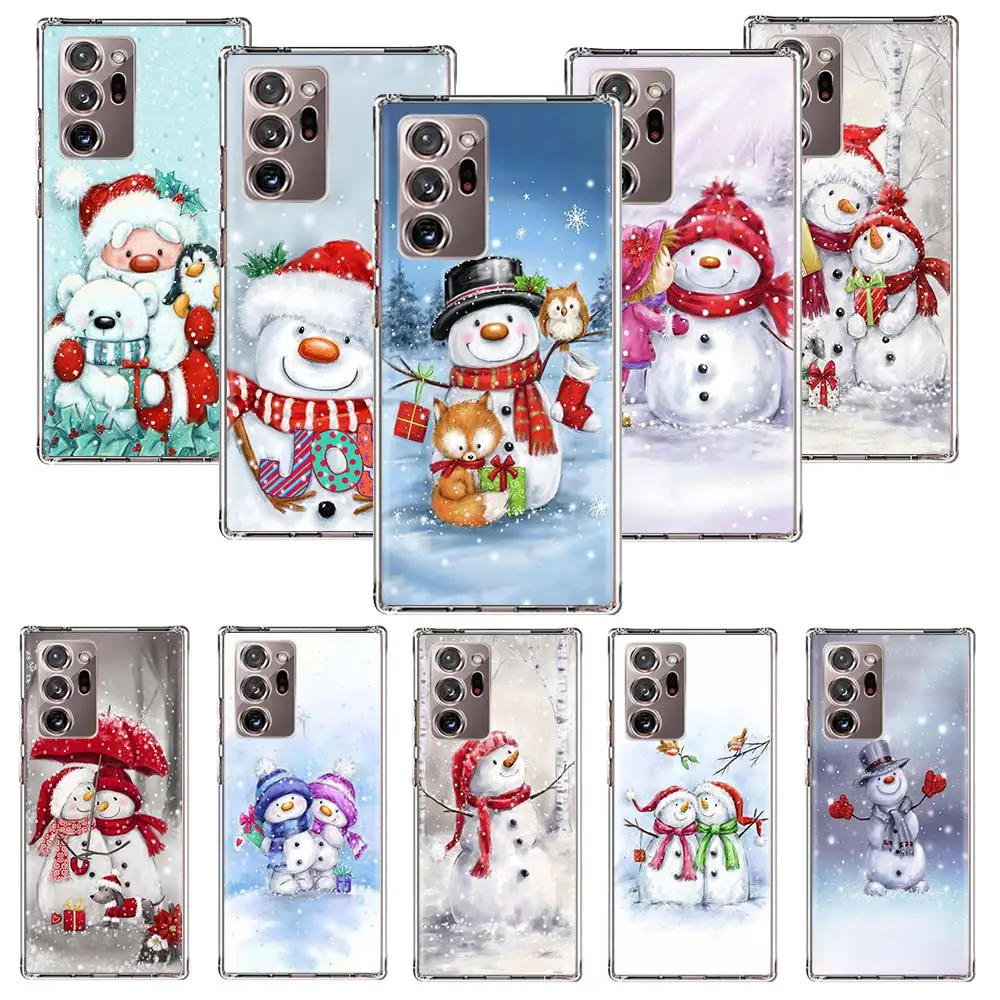 Winter Cute Snowmen Case Coque For Samsung Galaxy Note 20 Ultra 8 9 Note 10 Plus M02s M30S M31S M51 M11 M12 M21 Back Cover Funda
Winter Cute Snowmen Case Coque For Samsung Galaxy Note 20 Ultra 8 9 Note 10 Plus M02s M30S M31S M51 M11 M12 M21 Back Cover Funda