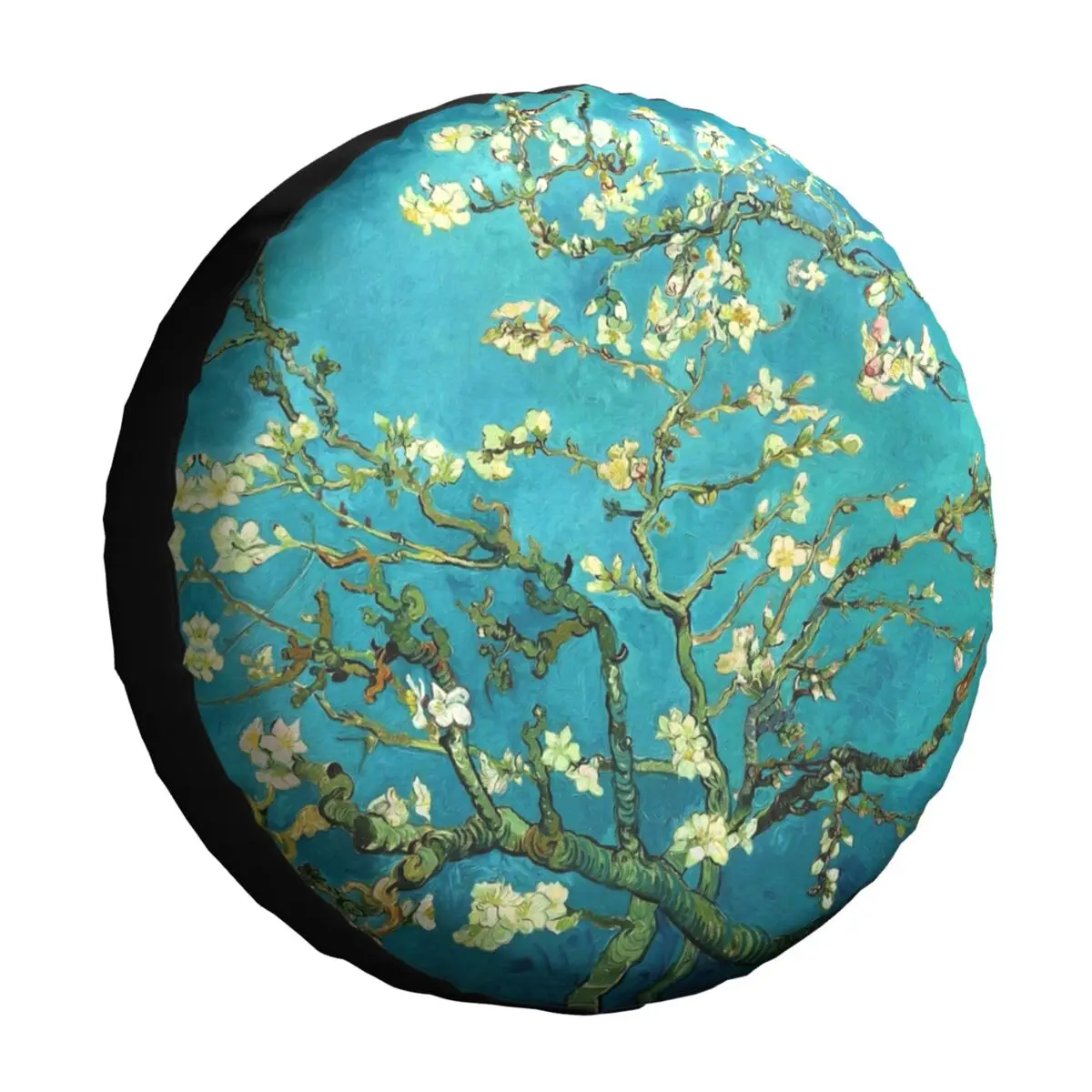 

Vincent Van Gogh Almond Blossoms Spare Tire Cover SUV Blossoming Almond Tree Wheel Covers for Jeep Pajero 14" 15" 16" 17" Inch
