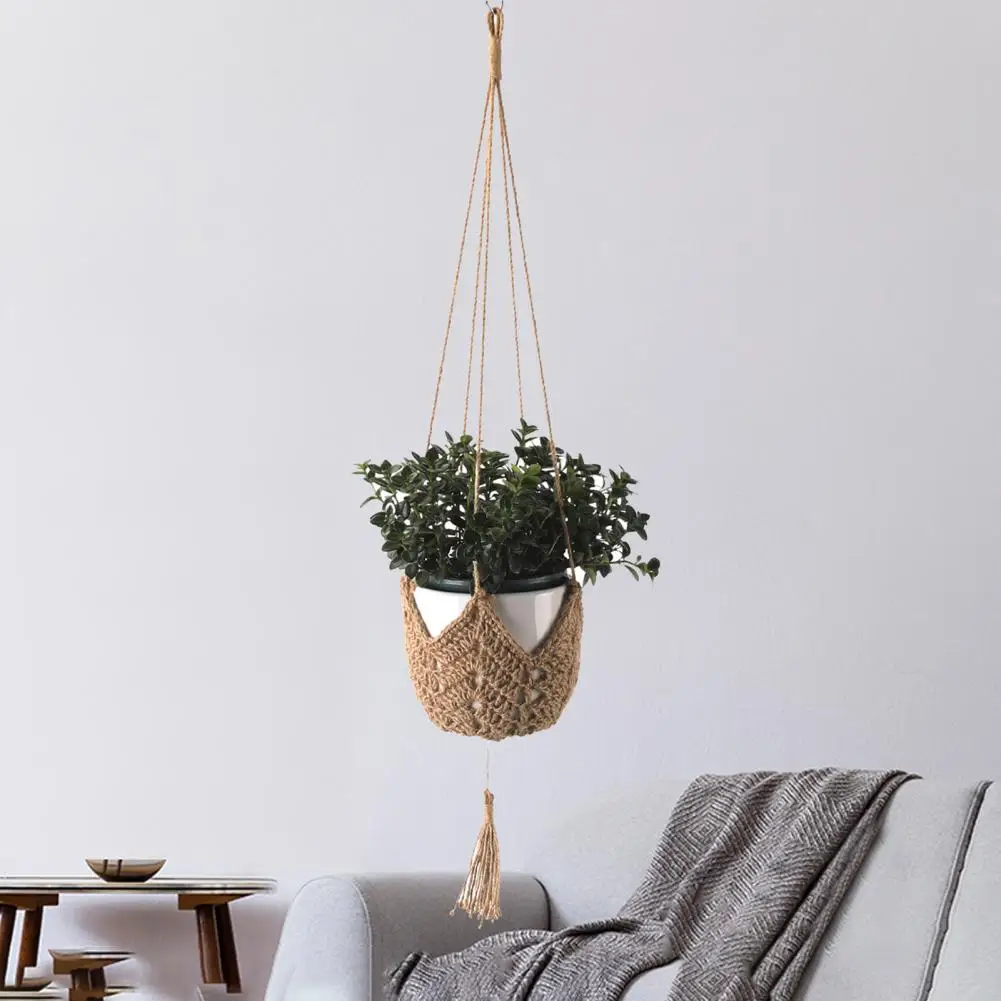 Plant Hanger Basket Hand-woven with Tassel Handmade Woven Cotton Rope Flower Pot Hanger Home Balcony Decoration Home Supplies
Plant Hanger Basket Hand-woven with Tassel Handmade Woven Cotton Rope Flower Pot Hanger Home Balcony Decoration Home Supplies