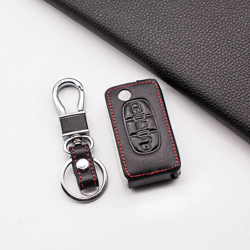 Стильный кожаный чехол для автомобильного ключа для Citroen C3 C4 Xsara Picasso Berlingo C5 C8, аксессуары для Peugeot с 3 кнопками
Стильный кожаный чехол для автомобильного ключа для Citroen C3 C4 Xsara Picasso Berlingo C5 C8, аксессуары для Peugeot с 3 кнопками