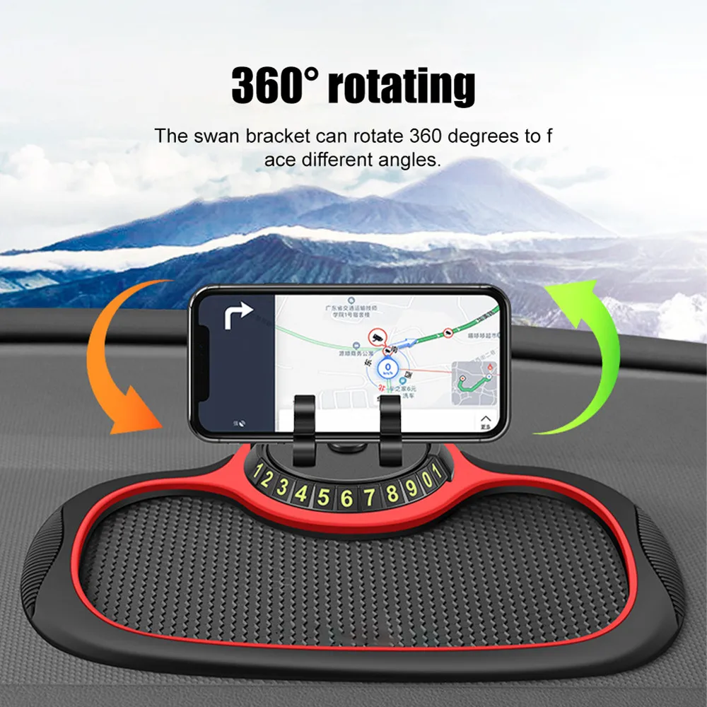 Multifunctional Car Anti-skid Pad Dashboard Phone Holder Adhesive Silicone Anti-skid Mat Mount With Temporary Parking Card
Multifunctional Car Anti-skid Pad Dashboard Phone Holder Adhesive Silicone Anti-skid Mat Mount With Temporary Parking Card