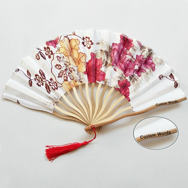 Floral Folding Fan Customed Bamboo Ribs Fan Handheld Fan Wedding & Summer Supplies Multi -color
Floral Folding Fan Customed Bamboo Ribs Fan Handheld Fan Wedding & Summer Supplies Multi -color