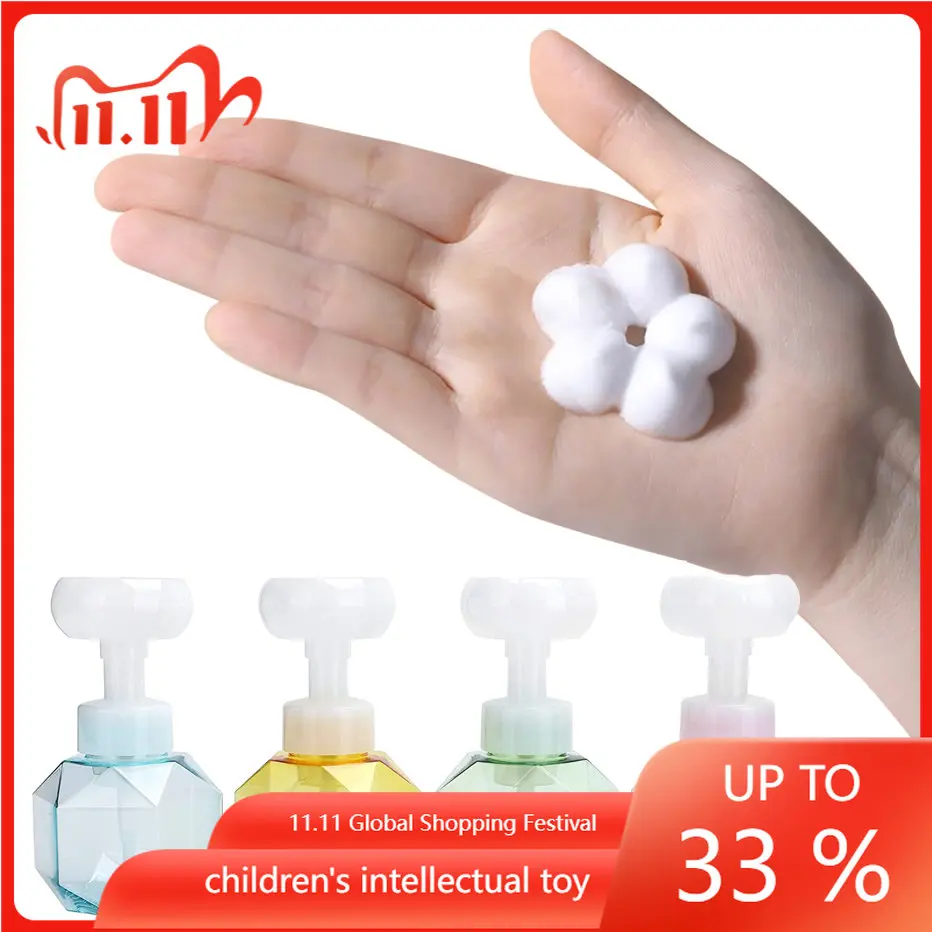 1PCS 300ml Liquid Soap Dispenser Foaming Pump Flower Shape Foam Empty Bottle Plastic Clear Bottle Shower Gel Bathroom Products
1PCS 300ml Liquid Soap Dispenser Foaming Pump Flower Shape Foam Empty Bottle Plastic Clear Bottle Shower Gel Bathroom Products