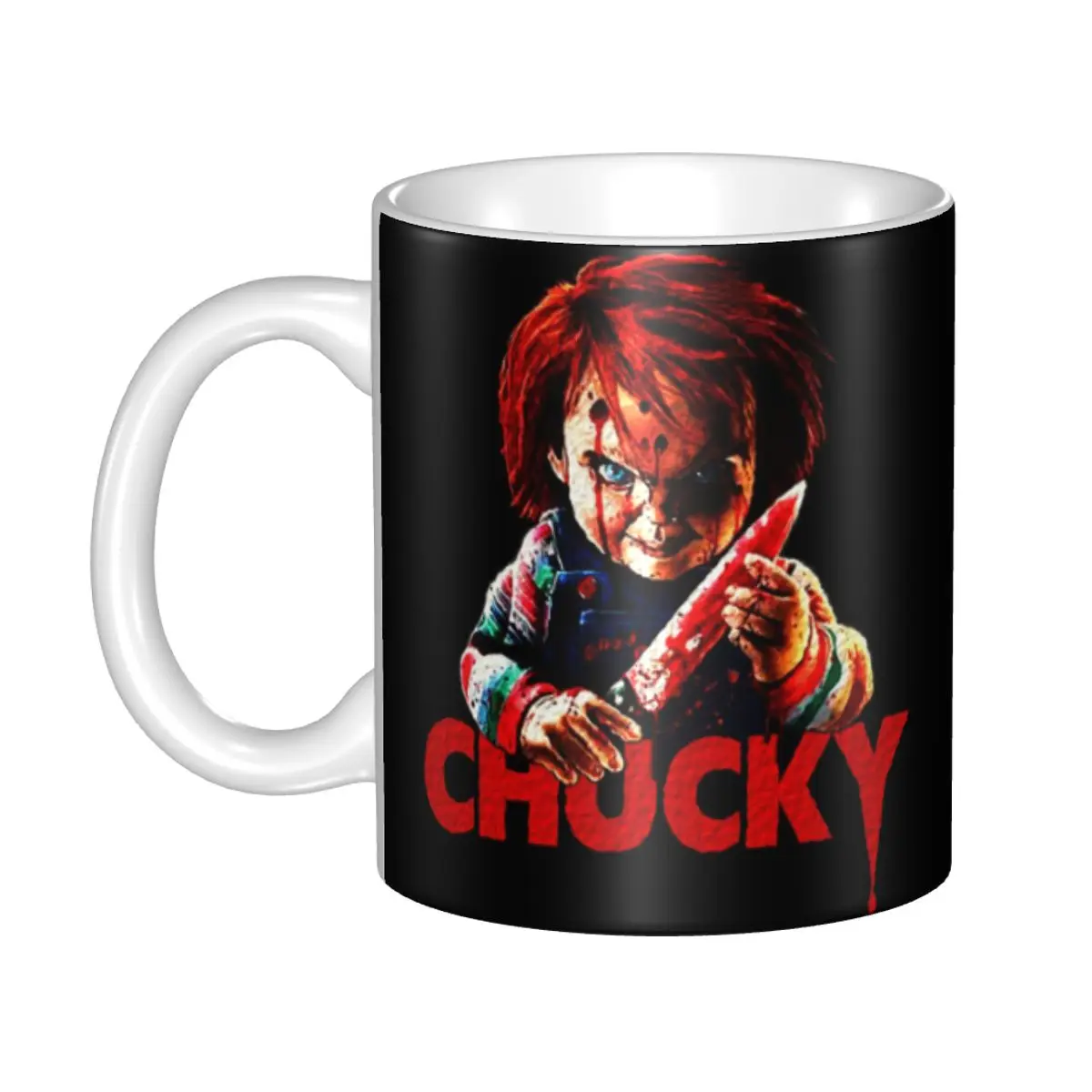 Chucky Killer Horror Halloween Coffee Mugs DIY Customized Child's Play Movie Ceramic Mug Creative Gift
Chucky Killer Horror Halloween Coffee Mugs DIY Customized Child's Play Movie Ceramic Mug Creative Gift