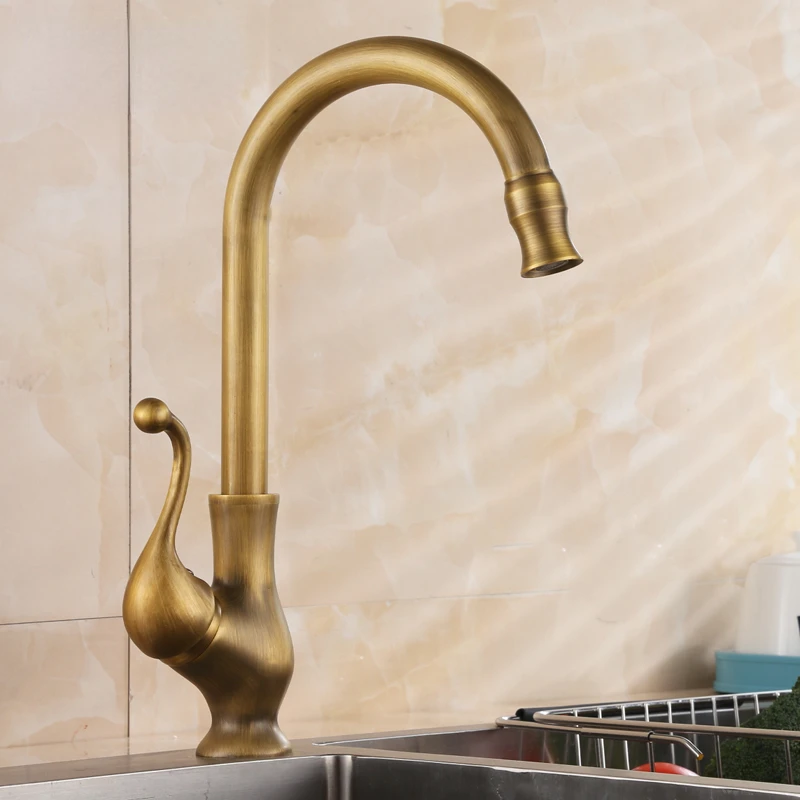 Antiqued Bronze Kitchen Faucet Hot and Cold Copper Rotatable Washing Basin Sink Sink American Faucet
Antiqued Bronze Kitchen Faucet Hot and Cold Copper Rotatable Washing Basin Sink Sink American Faucet