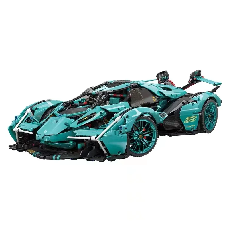 Автомобиль Lamborghinis, супер гоночный автомобиль, строительные блоки, кирпичи с дистанционным управлением, модель MOC V12, механические детские по...
Автомобиль Lamborghinis, супер гоночный автомобиль, строительные блоки, кирпичи с дистанционным управлением, модель MOC V12, механические детские по...