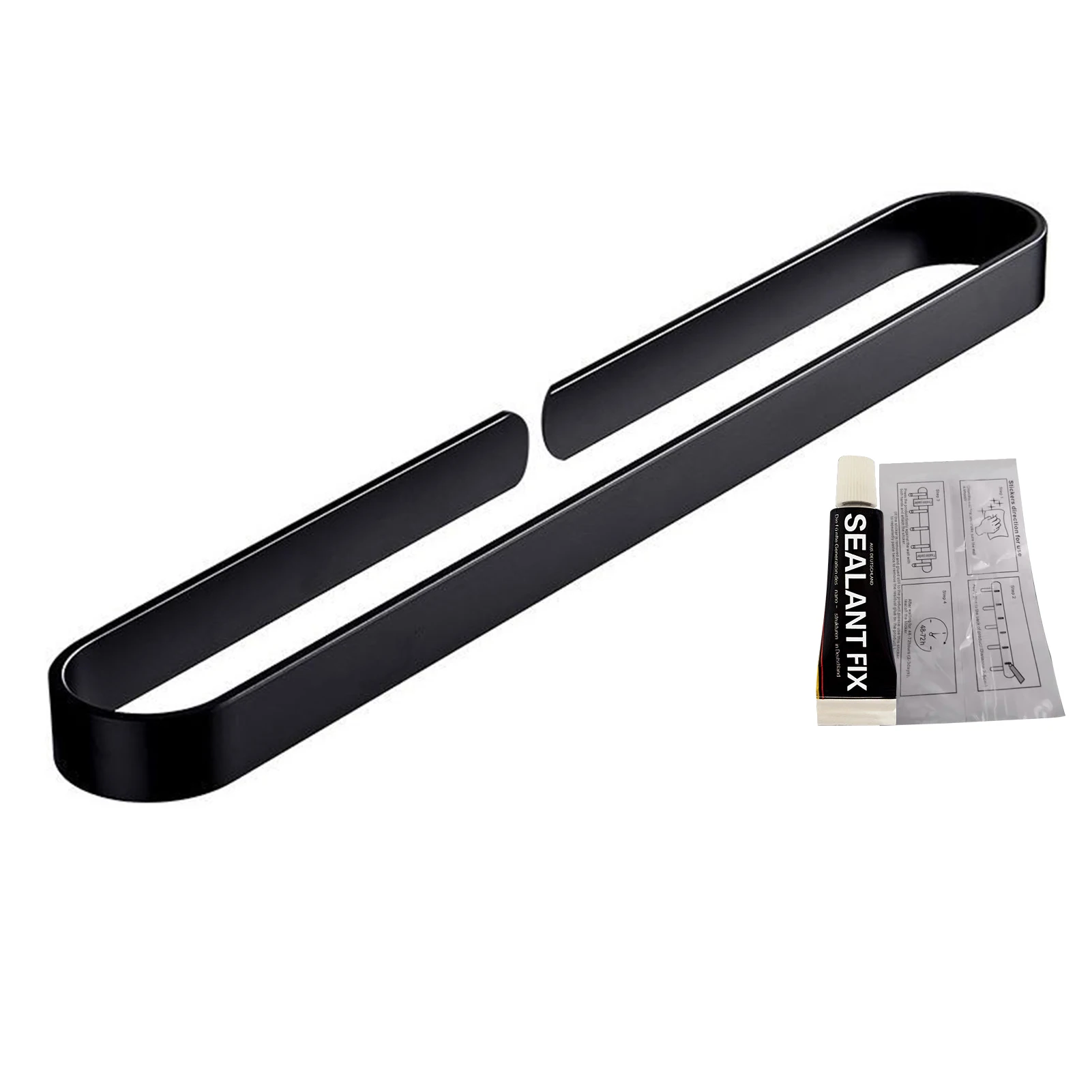 Kitchen Universal Towel Holder U Shape Round Wall Mounted Convenient Space Aluminum Bath Save Space Door Smooth Self Adhesive 
Kitchen Universal Towel Holder U Shape Round Wall Mounted Convenient Space Aluminum Bath Save Space Door Smooth Self Adhesive