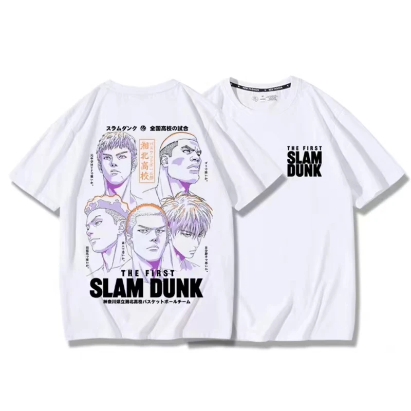 Slam Dunk Graphic Anime T-shirt Printed Oversize Men Cotton Short Sleeve Tee Women Top Summer Couple Clothes
Slam Dunk Graphic Anime T-shirt Printed Oversize Men Cotton Short Sleeve Tee Women Top Summer Couple Clothes