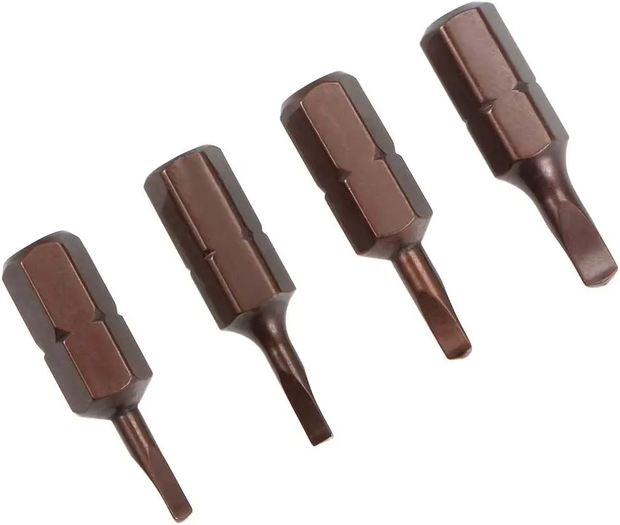 Kidisoii Triangular Bits Set 4-in-1 1/4 Inch Hex Shank Magnetic TA18/20/23/27 Screwdriver Set 25mm Length S2 Screw Driver Bit
Kidisoii Triangular Bits Set 4-in-1 1/4 Inch Hex Shank Magnetic TA18/20/23/27 Screwdriver Set 25mm Length S2 Screw Driver Bit