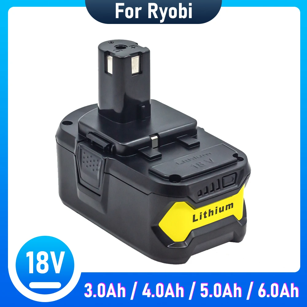 18V batterie for Ryobi P108 P102 P103 P107 P104 P105 P109 130429054 BPL1820 replacement battery cordless drill 6000mAh 18-Volt
18V batterie for Ryobi P108 P102 P103 P107 P104 P105 P109 130429054 BPL1820 replacement battery cordless drill 6000mAh 18-Volt