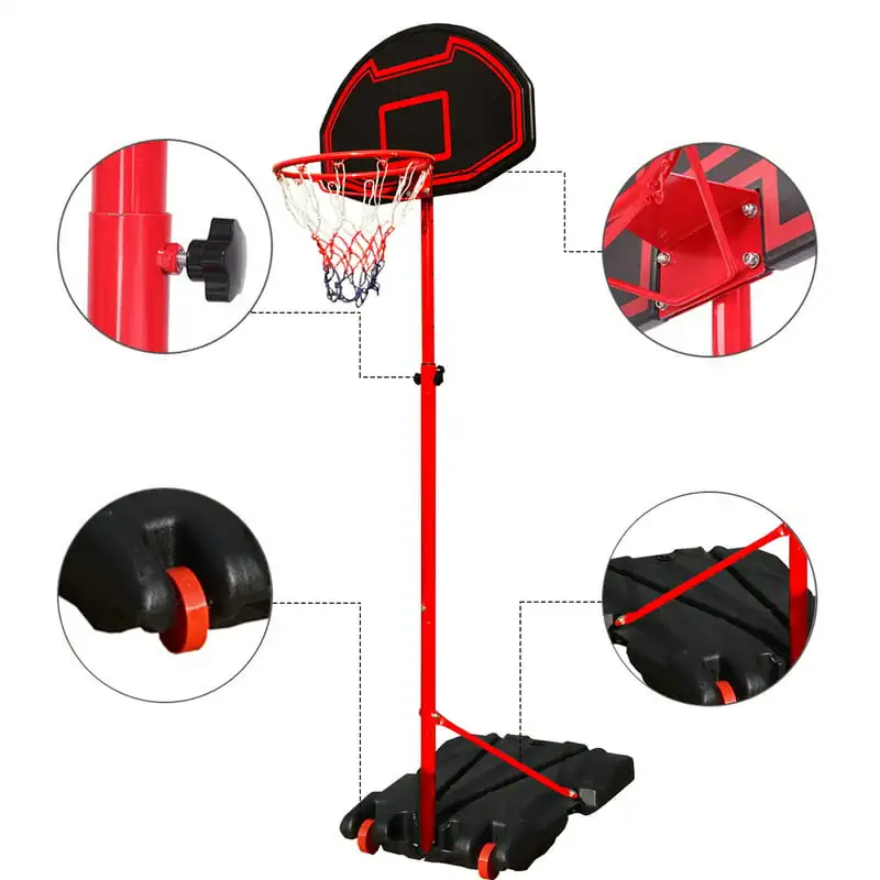 Free shipping Hoop 5.2 ft. - 7 ft. Height Adjustable Portable Basketball Hoop System,
Free shipping Hoop 5.2 ft. - 7 ft. Height Adjustable Portable Basketball Hoop System,