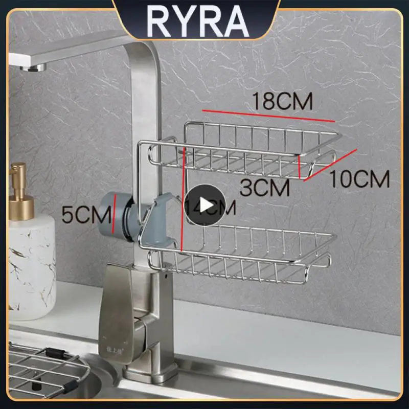 Stainless Steel Kitchen Sponge Rack Easy Disassembly Antirust Faucet Holder Storage Tools Hanger Rack Punch Off Drainage Rack
Stainless Steel Kitchen Sponge Rack Easy Disassembly Antirust Faucet Holder Storage Tools Hanger Rack Punch Off Drainage Rack