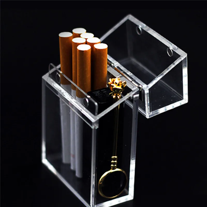 Transparent Cigarette Case Acrylic Thickened Portable Transparent Cigarette Case Lighter Packaging Storage Box
Transparent Cigarette Case Acrylic Thickened Portable Transparent Cigarette Case Lighter Packaging Storage Box