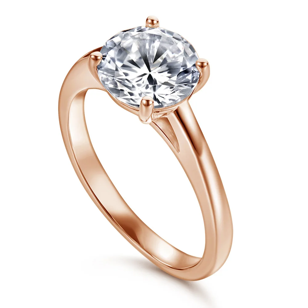 New S925 Silver Ring Ladies Simple Fashion Trend Inlaid Four-Claw 5A Zircon Diamond Ring Proposal Engagement Ring
New S925 Silver Ring Ladies Simple Fashion Trend Inlaid Four-Claw 5A Zircon Diamond Ring Proposal Engagement Ring