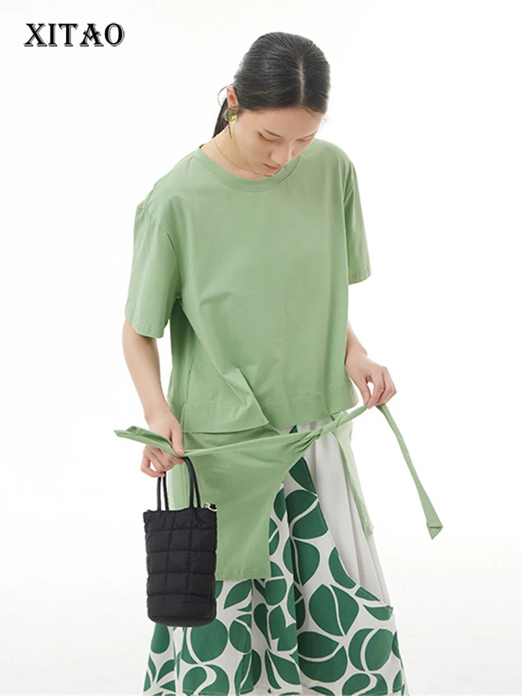 XITAO Minority T Shirt Fashion Solid Color Irregular Pleated Drawstring Pullover 2022 Summer Women Fashion New Tee Top WMD5826
XITAO Minority T Shirt Fashion Solid Color Irregular Pleated Drawstring Pullover 2022 Summer Women Fashion New Tee Top WMD5826