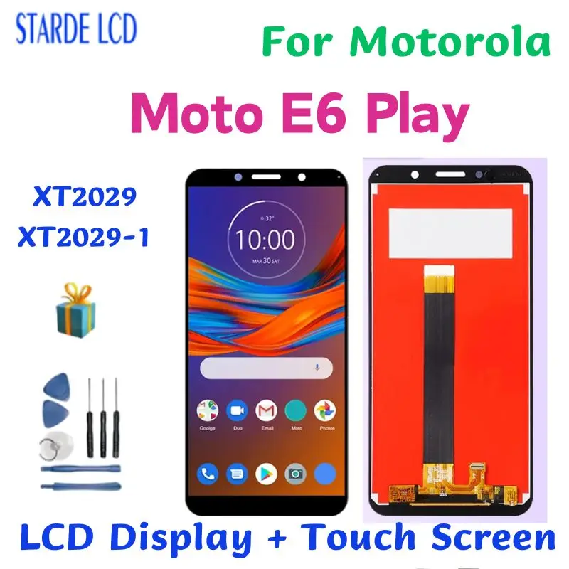 5.5" Original For Motorola Moto E6 Play LCD Display Touch Screen Digitizer Assembly Replacement For E6 Play XT2029 XT2029-1LCD
5.5" Original For Motorola Moto E6 Play LCD Display Touch Screen Digitizer Assembly Replacement For E6 Play XT2029 XT2029-1LCD