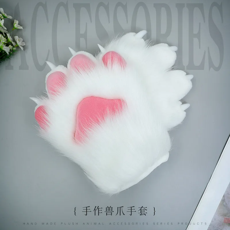 Handmade Cosplay Costume Fursuit Accessories PlushNails Animal Claw Gloves AnimeClothes Props
Handmade Cosplay Costume Fursuit Accessories PlushNails Animal Claw Gloves AnimeClothes Props