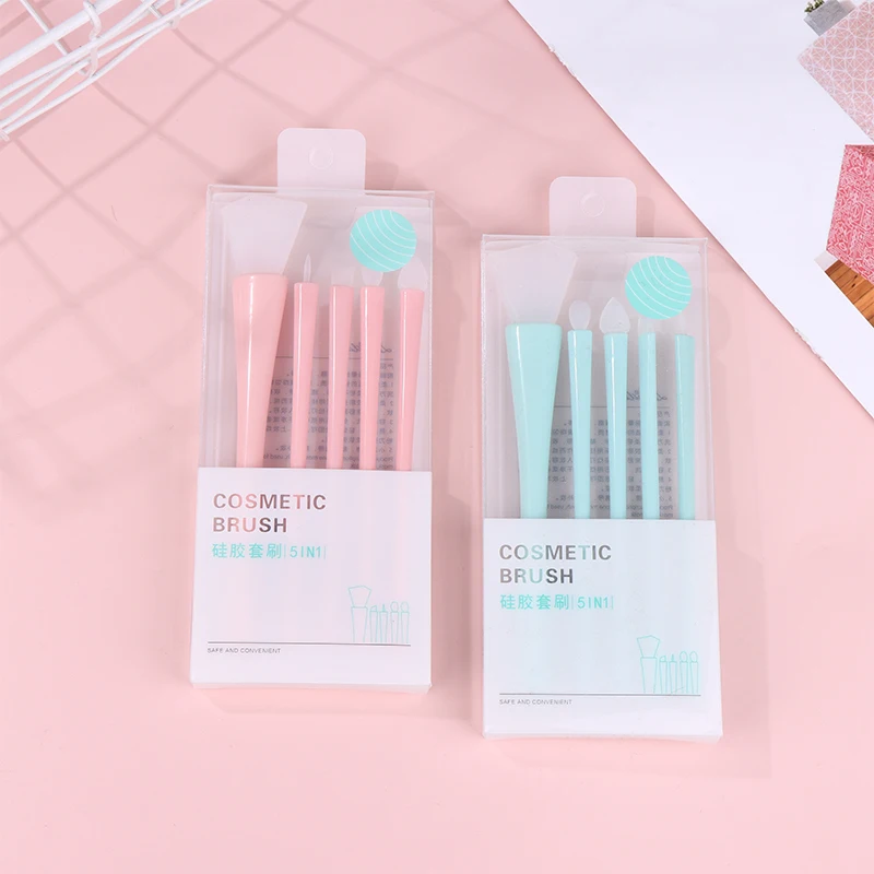 5Pcs Silicone Makeup Brush Set Mask Brush Eye Shadow Brush Eyebrow Brush Beauty Tools Make Up Brushes Blending Brush
5Pcs Silicone Makeup Brush Set Mask Brush Eye Shadow Brush Eyebrow Brush Beauty Tools Make Up Brushes Blending Brush