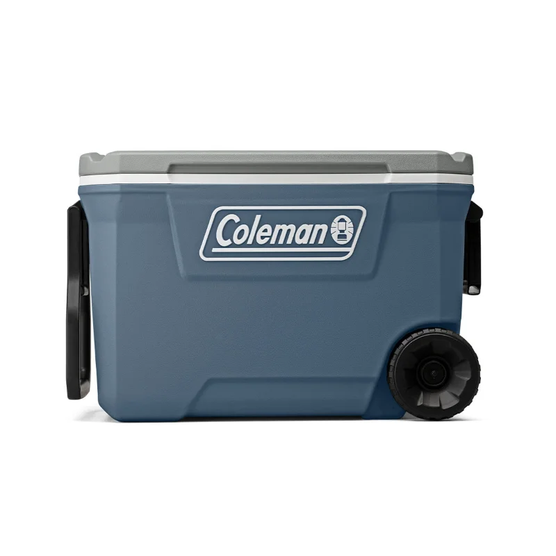 

Coleman 316 серия 62QT жесткий нагрудный колесный охладитель, Lakeside синее оборудование для кемпинга